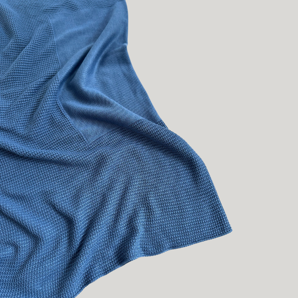 Kit Saída Maternidade 4 Peças Tricot Lion Azul