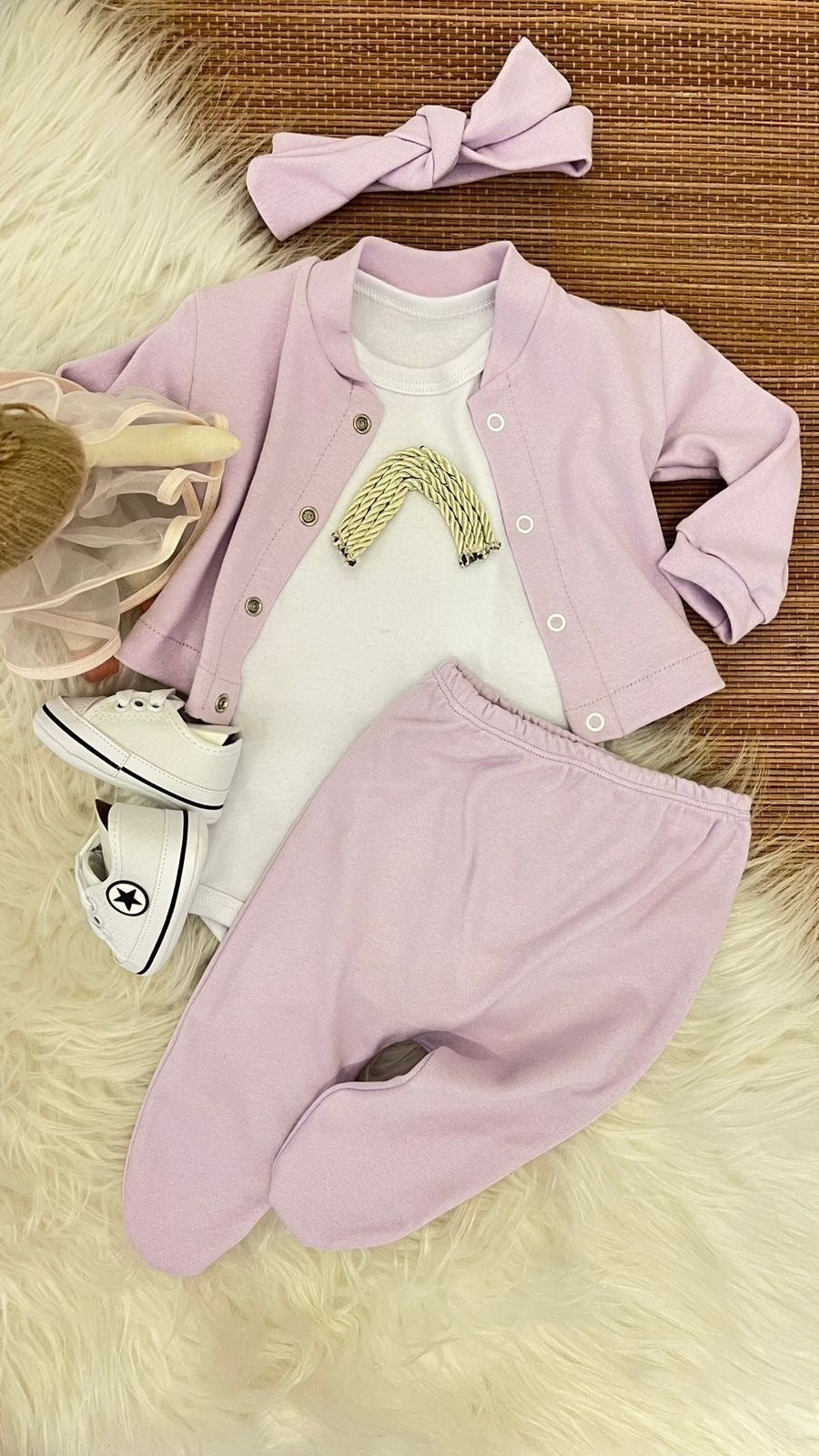 Kit estiloso em fio egípcio