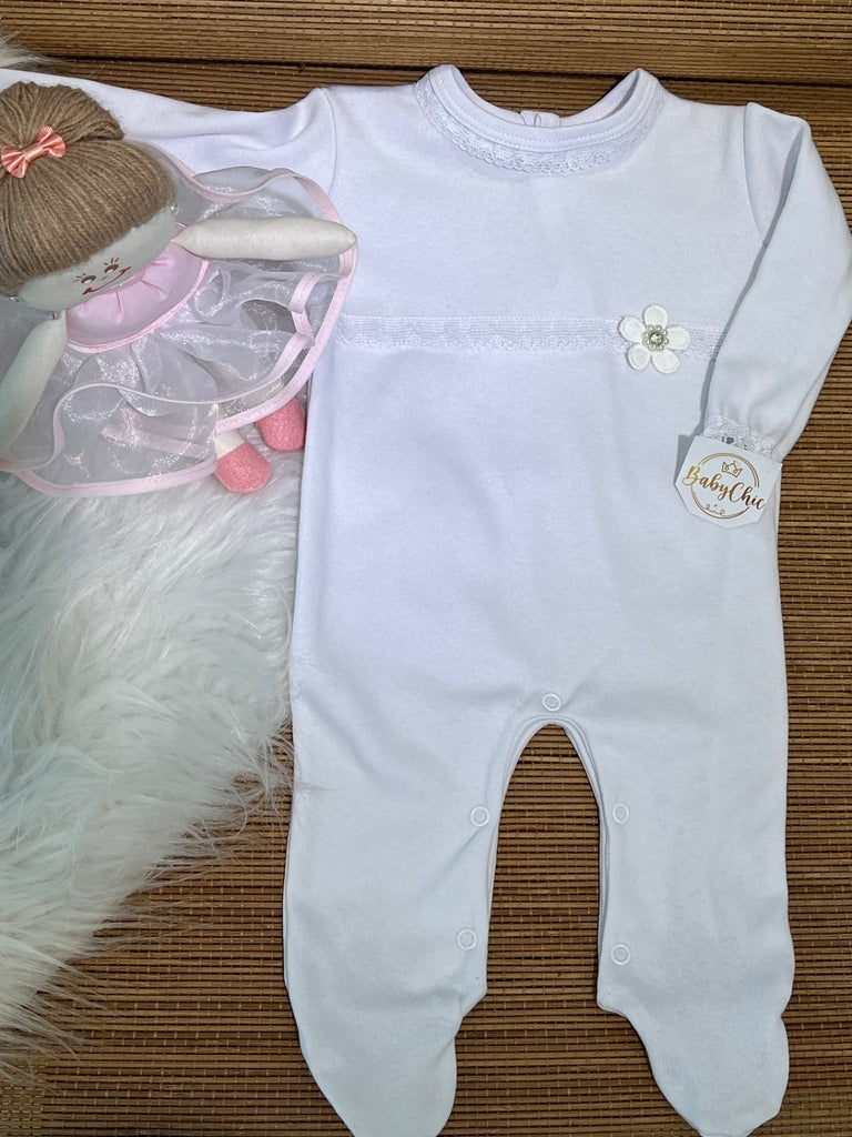 Macacão Luiza em fio egípcio hipoalergênicos