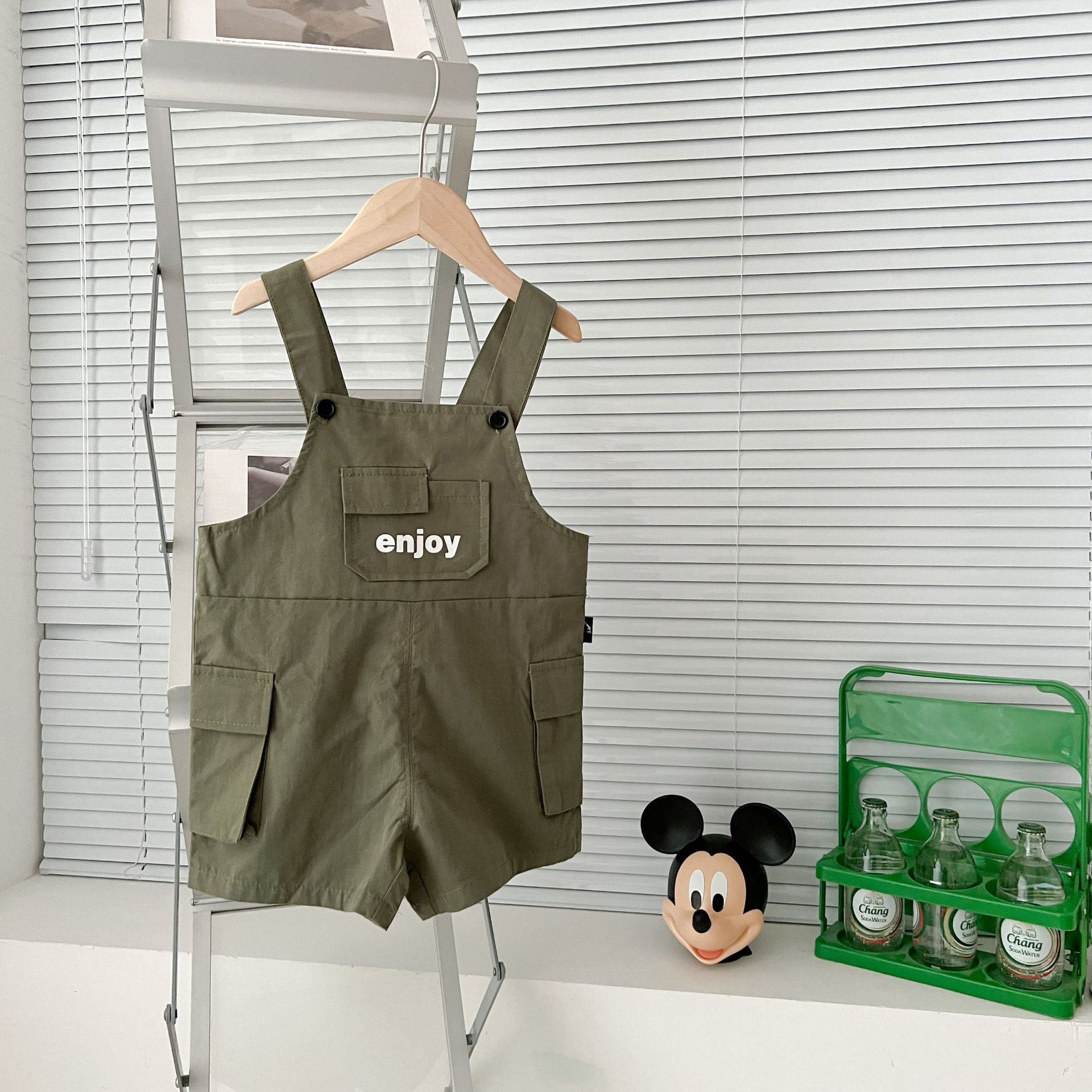 Jardineira Infantil Enjoy Bolsinho