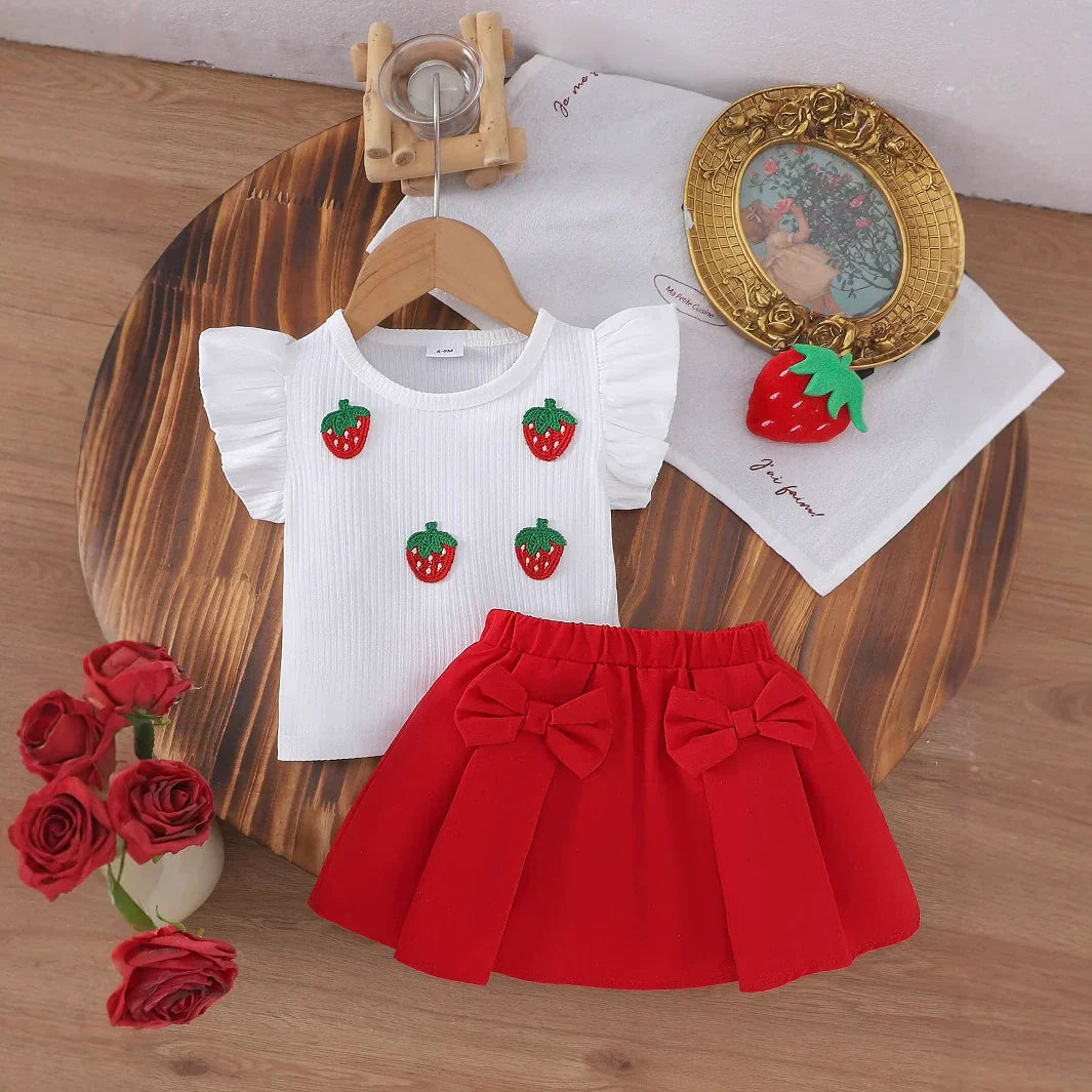 Conjunto Infantil Feminino Moranguinhos