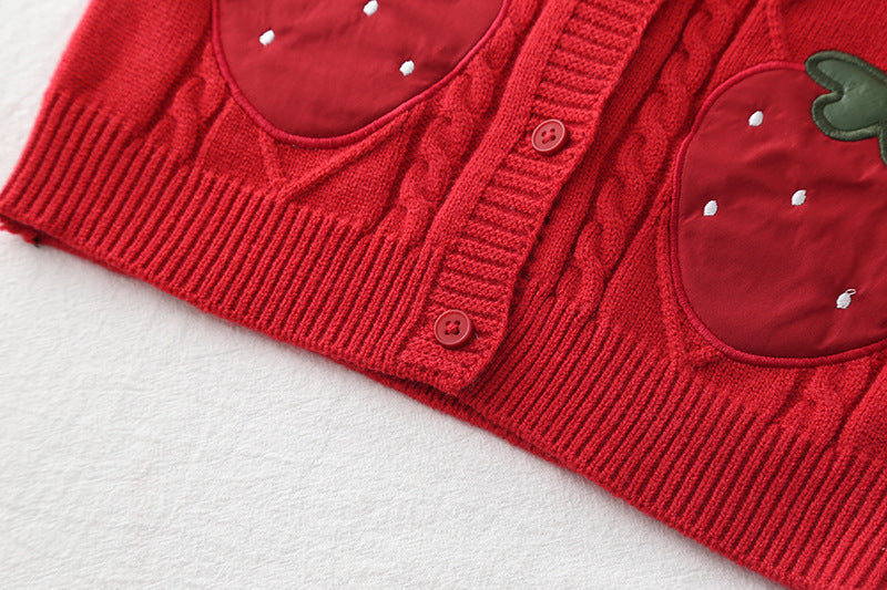 Conjunto Infantil 3 Peças Moranguinhos