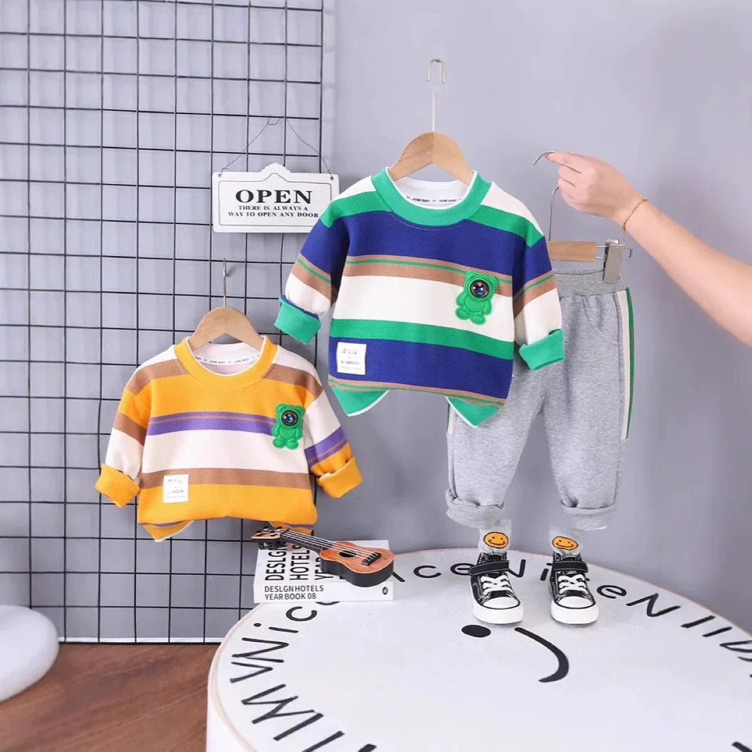 Conjunto Infantil Masculino Lístras Astronauta