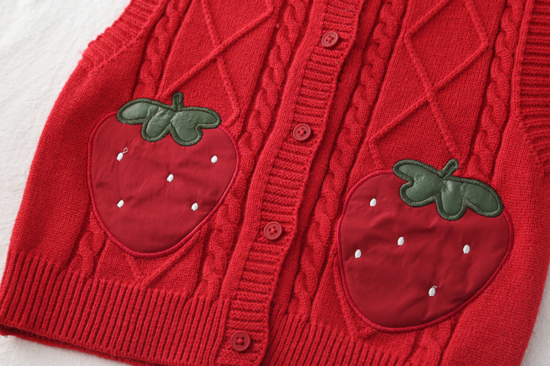 Conjunto Infantil 3 Peças Moranguinhos