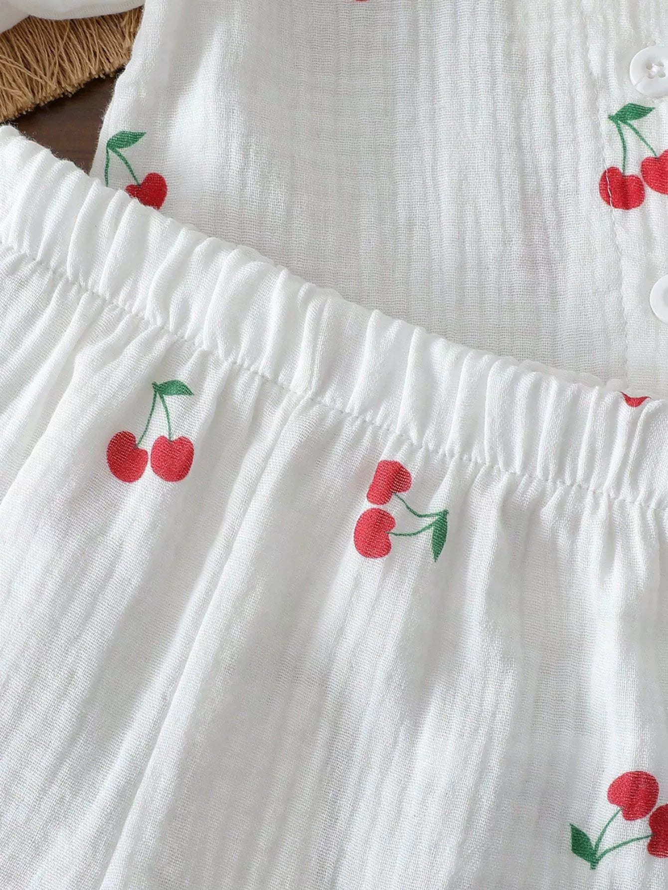 Conjunto Infantil Feminino Cerejinhas