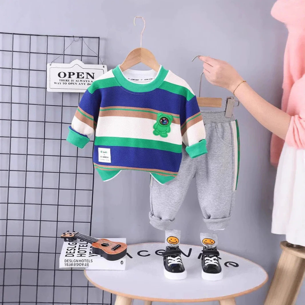 Conjunto Infantil Masculino Lístras Astronauta