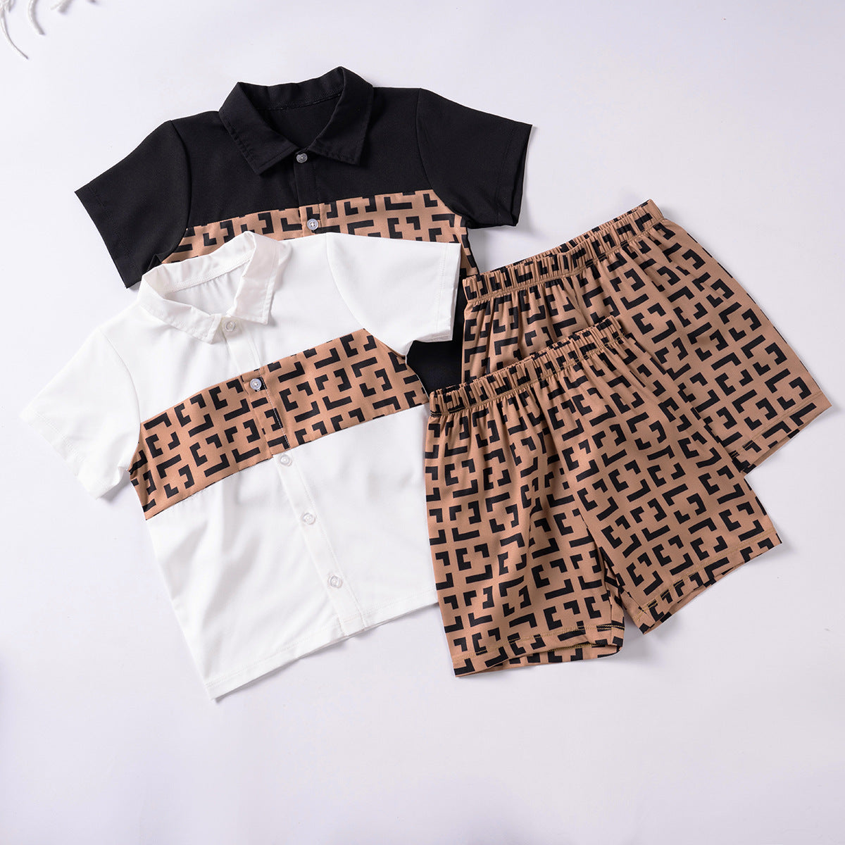 Conjunto Infantil Masculino F Moderno