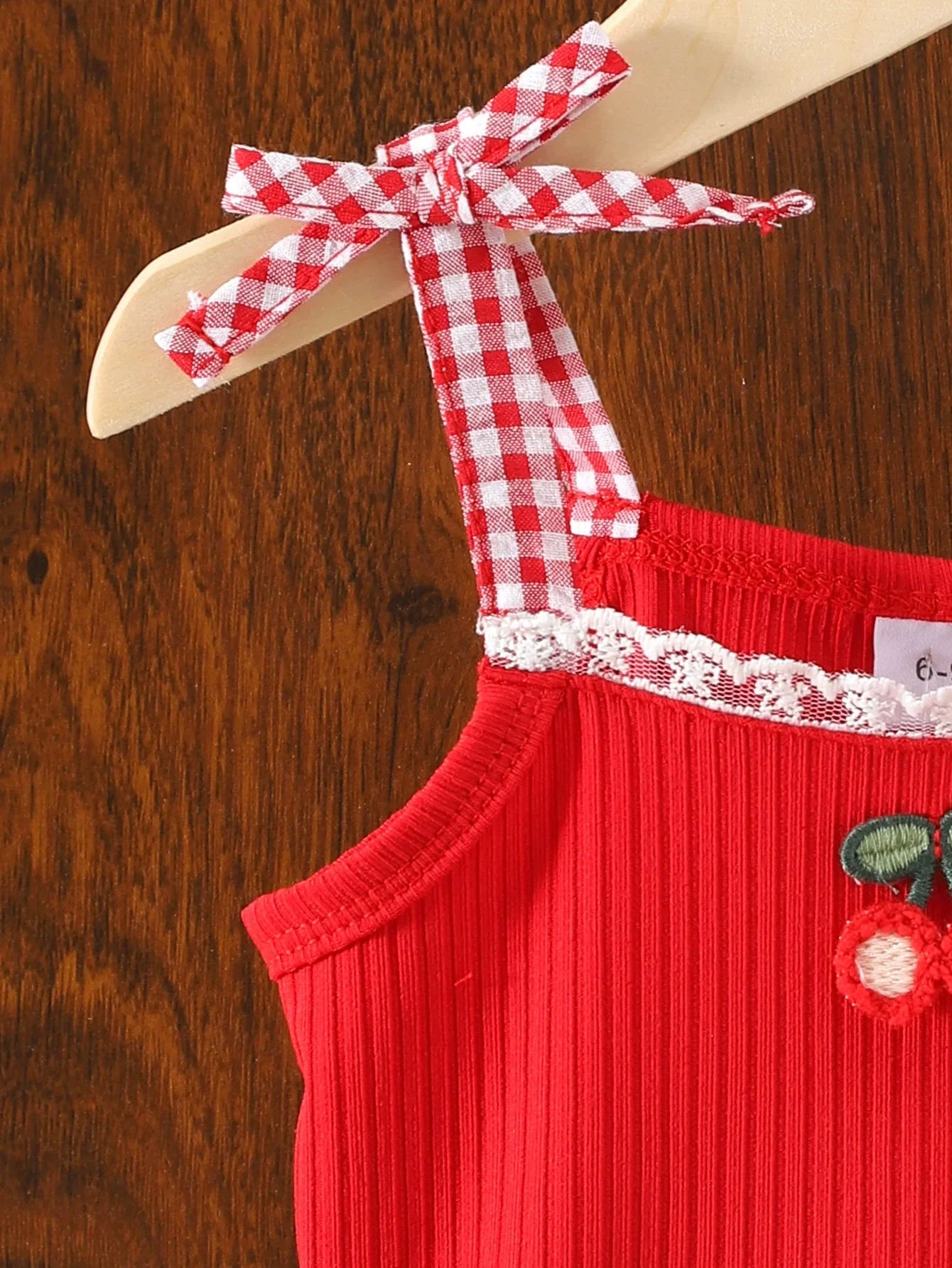 Conjunto Infantil Cerejinhas e Jeans