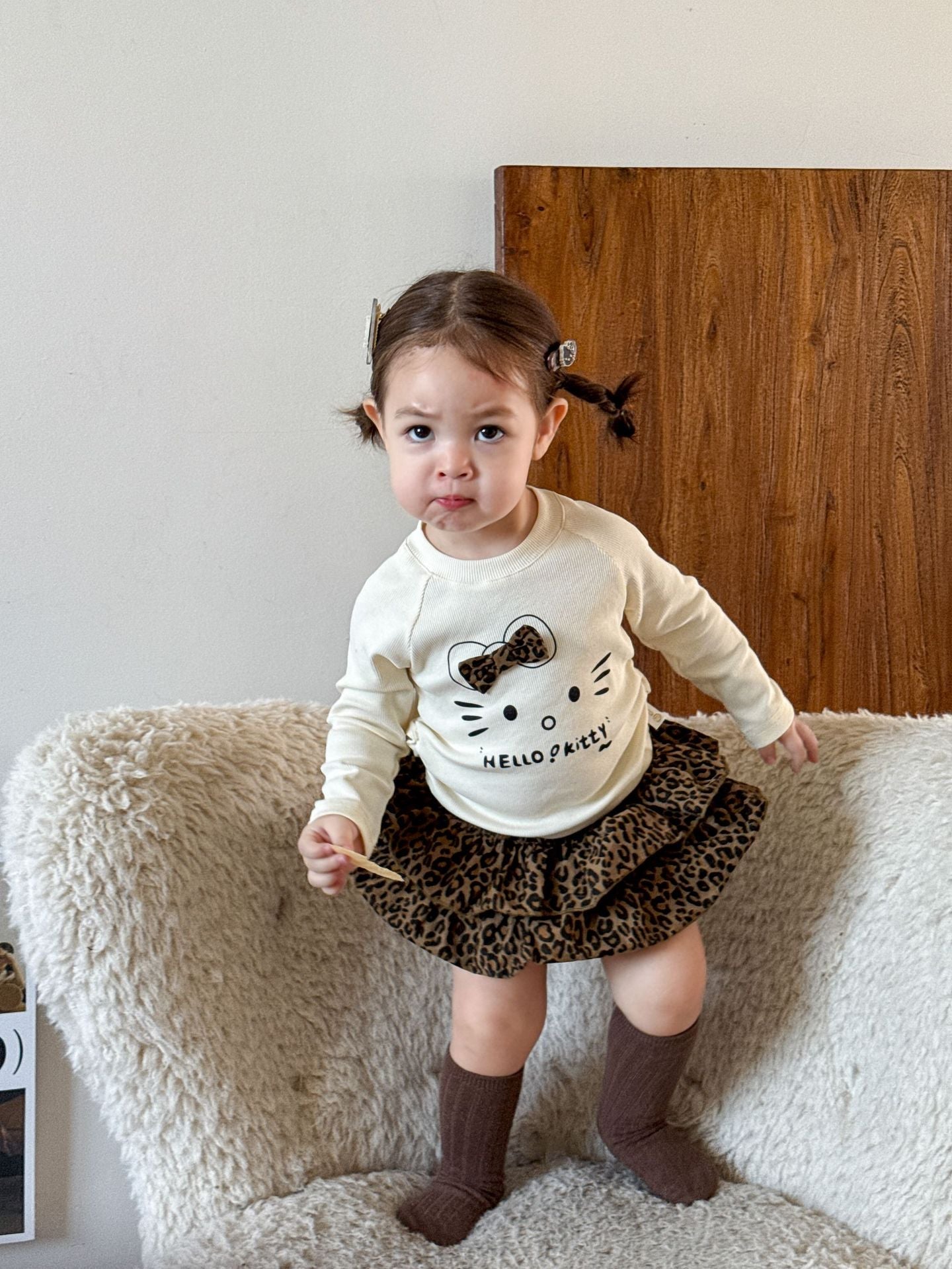 Conjunto Infantil Feminino Oncinha