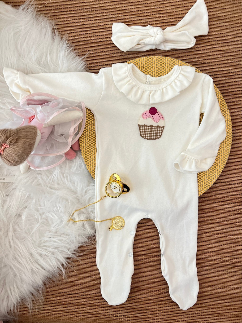 Macacão Cap Cup em fio egípcio