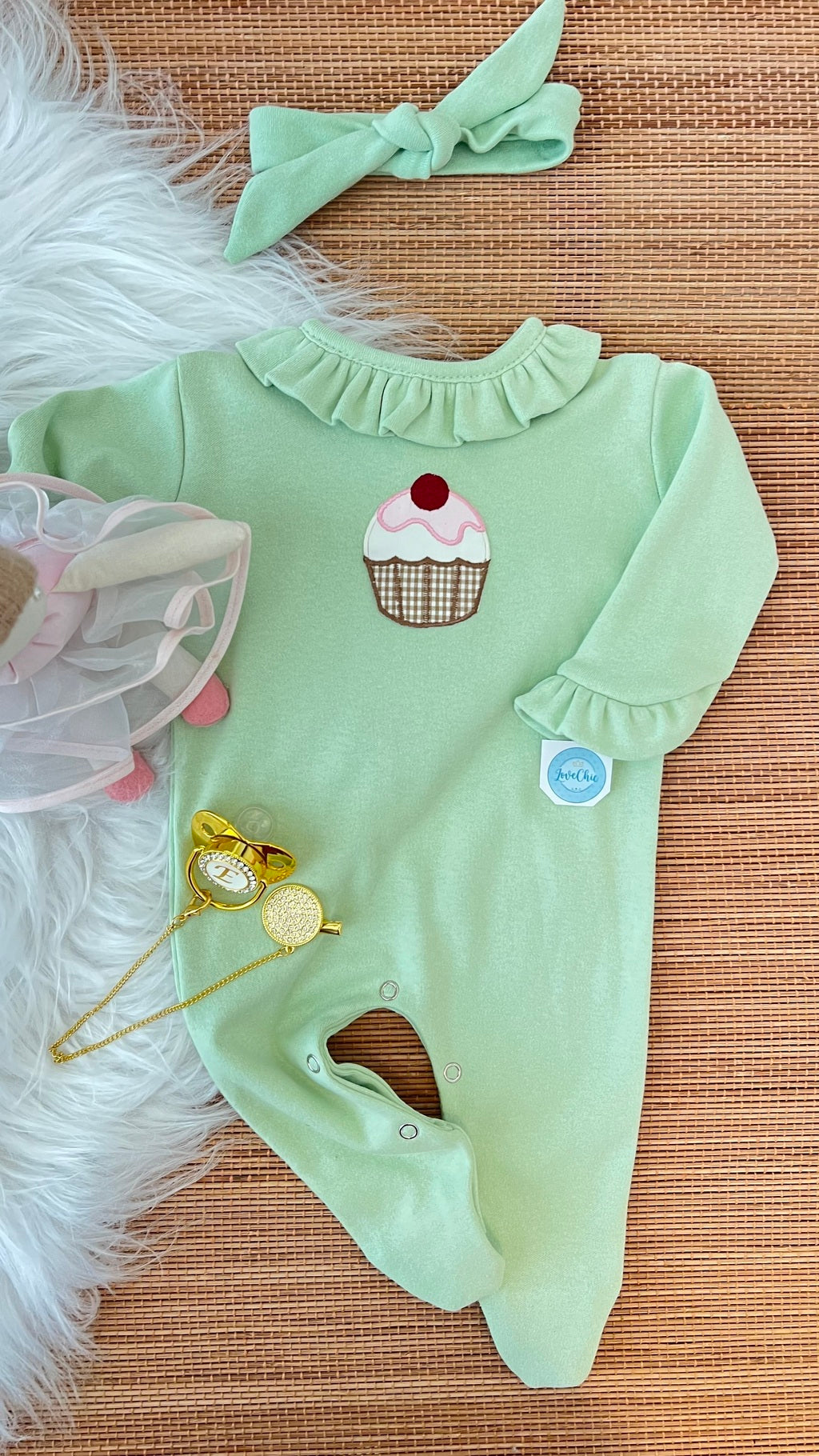 Macacão cap cup em fio egípcio