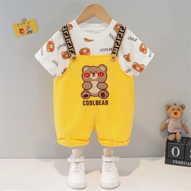 Jardineira Infantil Urso Legal