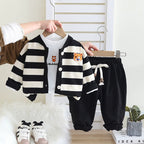 Conjunto Infantil Masculino de Inverno 3 Peças Ursinho