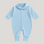 Macacão Bebê Ribana Blue Vira Pezinho