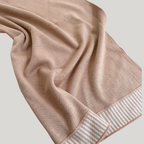 Kit Saída Maternidade 3 Peças Tricot Vintage Caramelo