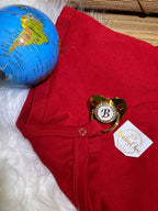 Manta em fio egípcio com prendedor de chupeta