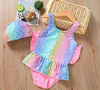 Maiô Infantil Sereia Colors