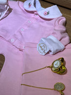 Kit saída maternidade Laís em fio egípcio