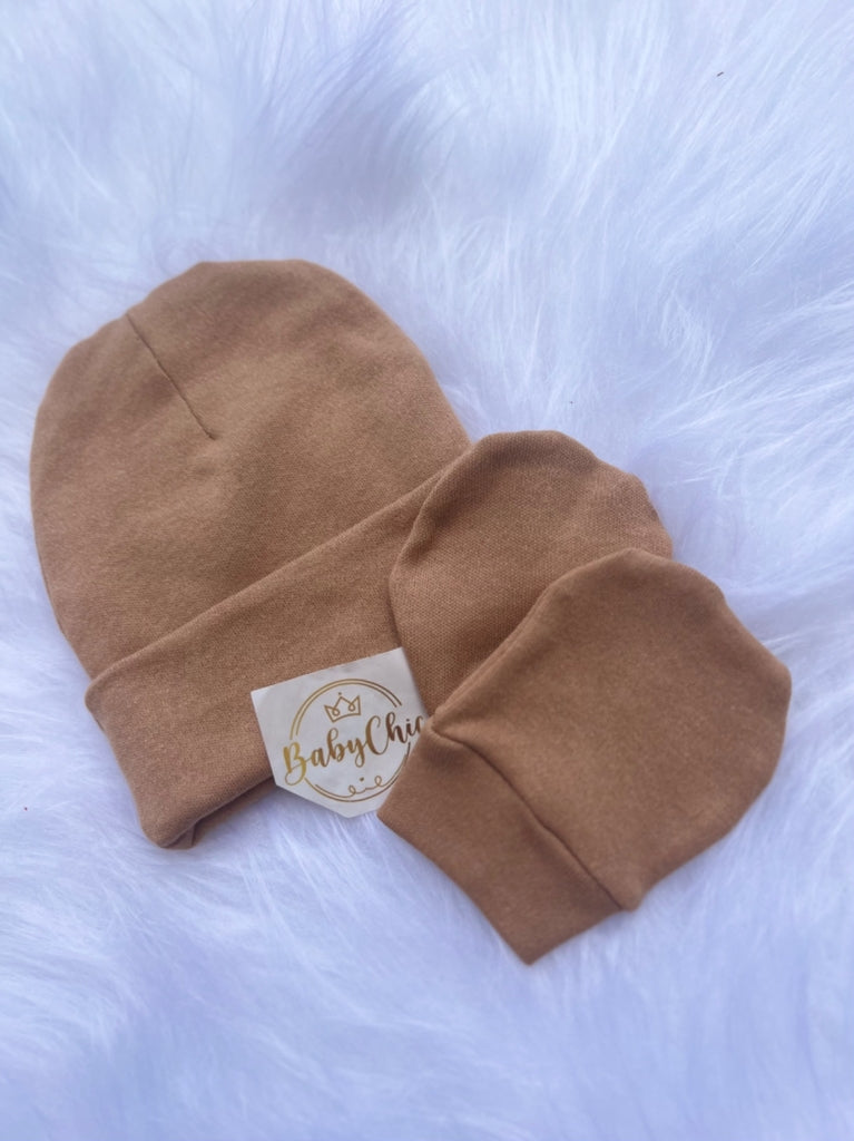 Kit touca e luvas em fio egípcio hipoalergênicos