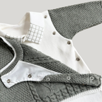 Kit Saída Maternidade 2 Peças Tricot Nature Green