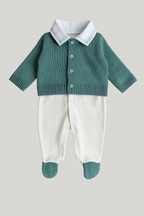 Kit Saída Maternidade 4 Peças Tricot Aspen Menta