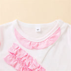 Macacão Infantil Feminino Babadinho com Touca