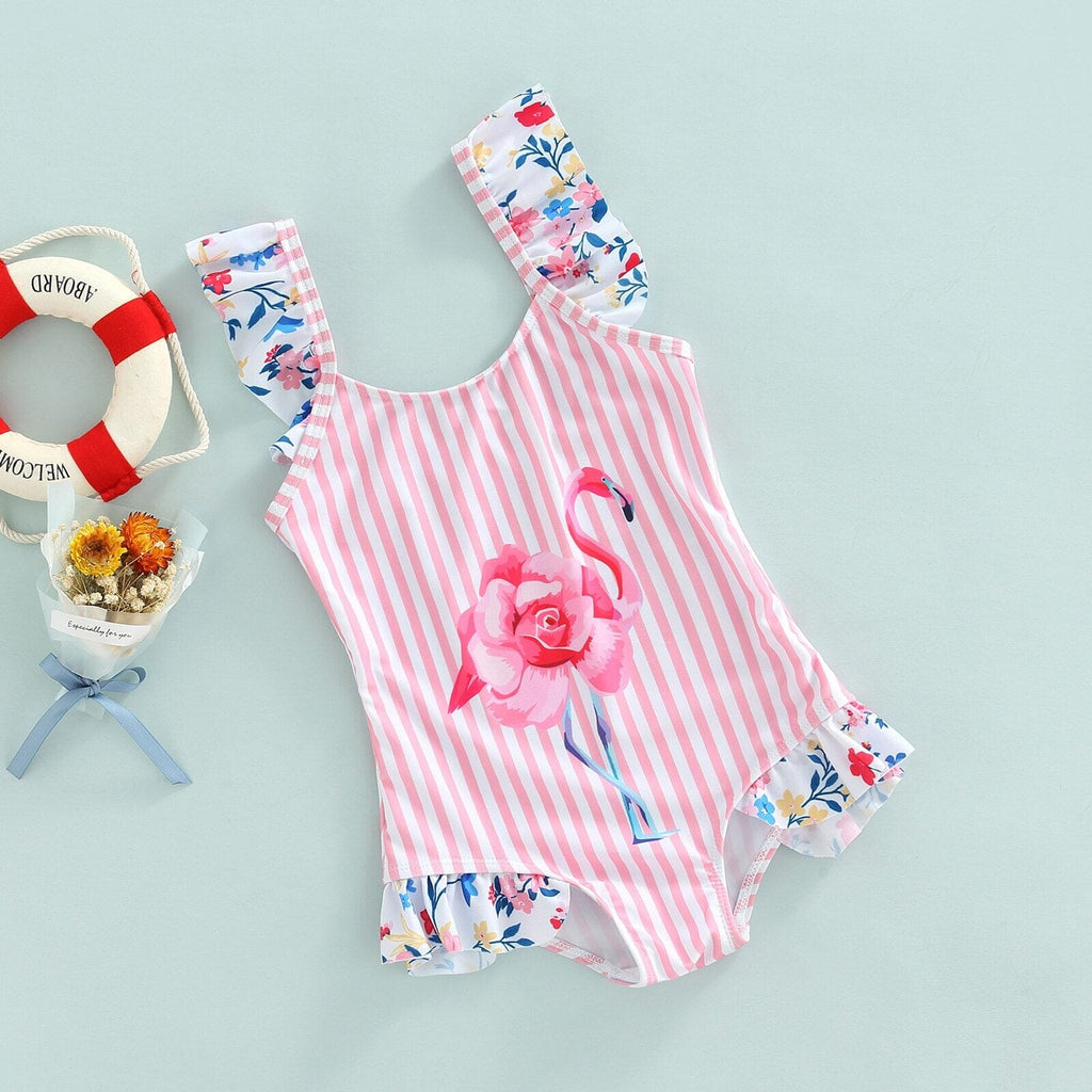 Maiô Infantil Flamingo