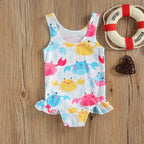 Maiô Infantil Caranguejo e Donut