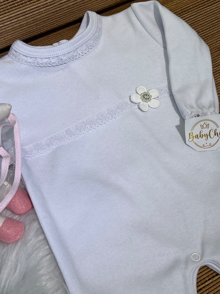 Macacão Luiza em fio egípcio hipoalergênicos