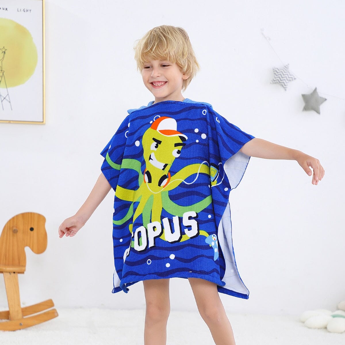 Roupão Infantil Diversão Pós Piscina