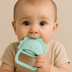 Mordedor Bebe Lion  Silicone Anti Stress Verde