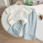 Conjunto Infantil Feminino Laço Lístras