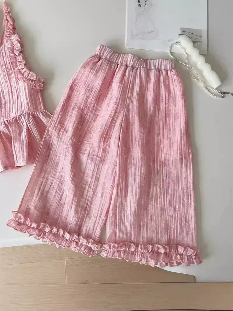 Conjunto Infantil Rosa Babadinhos