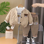 Conjunto Infantil Masculino de Inverno Ursinho