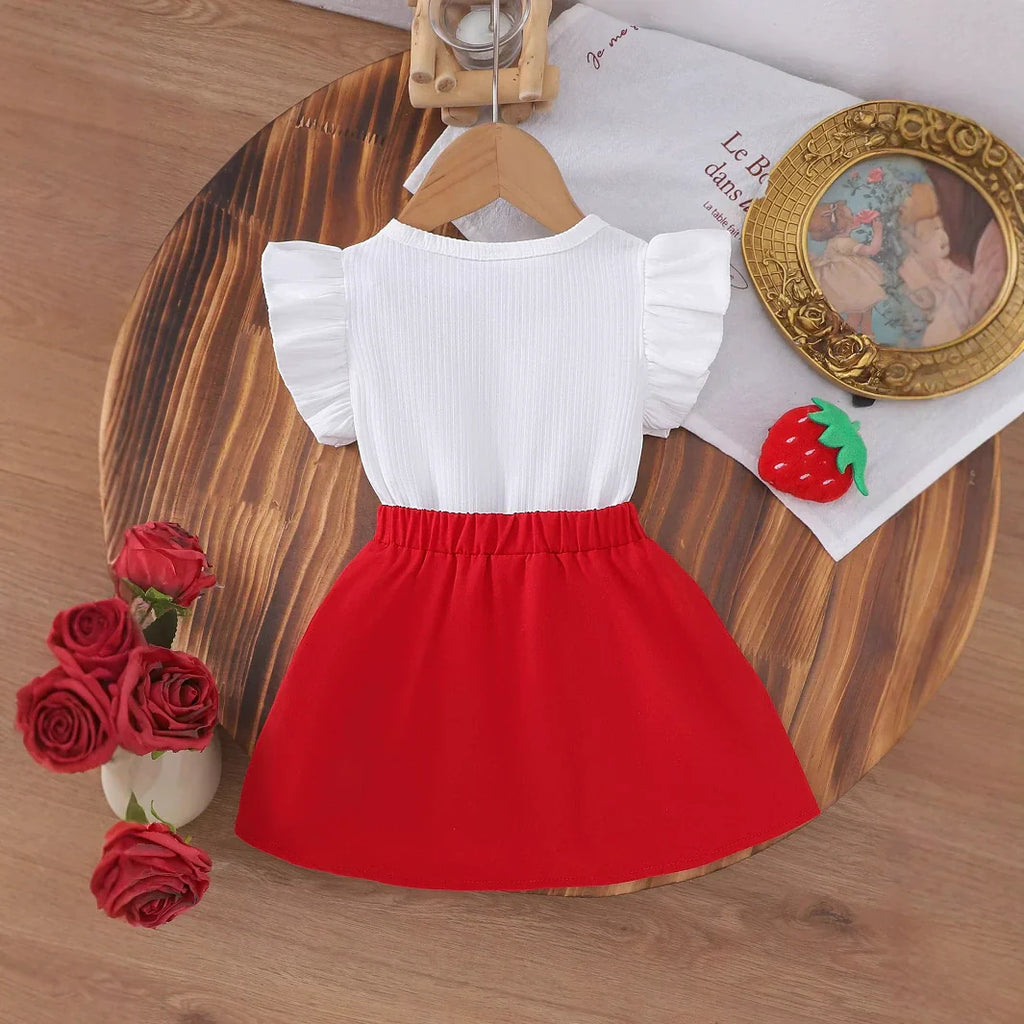 Conjunto Infantil Feminino Moranguinhos