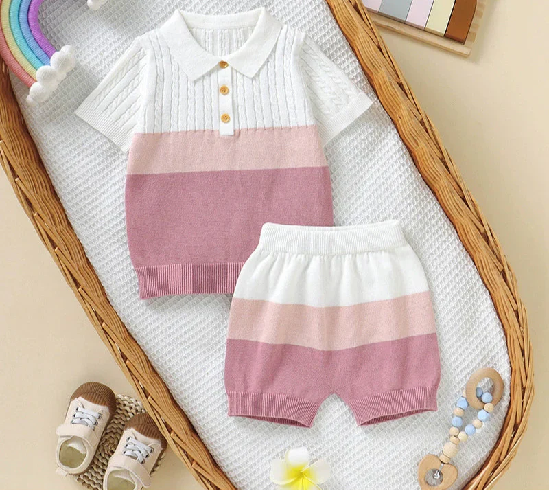 Conjunto Infantil Masculino Polo Botões