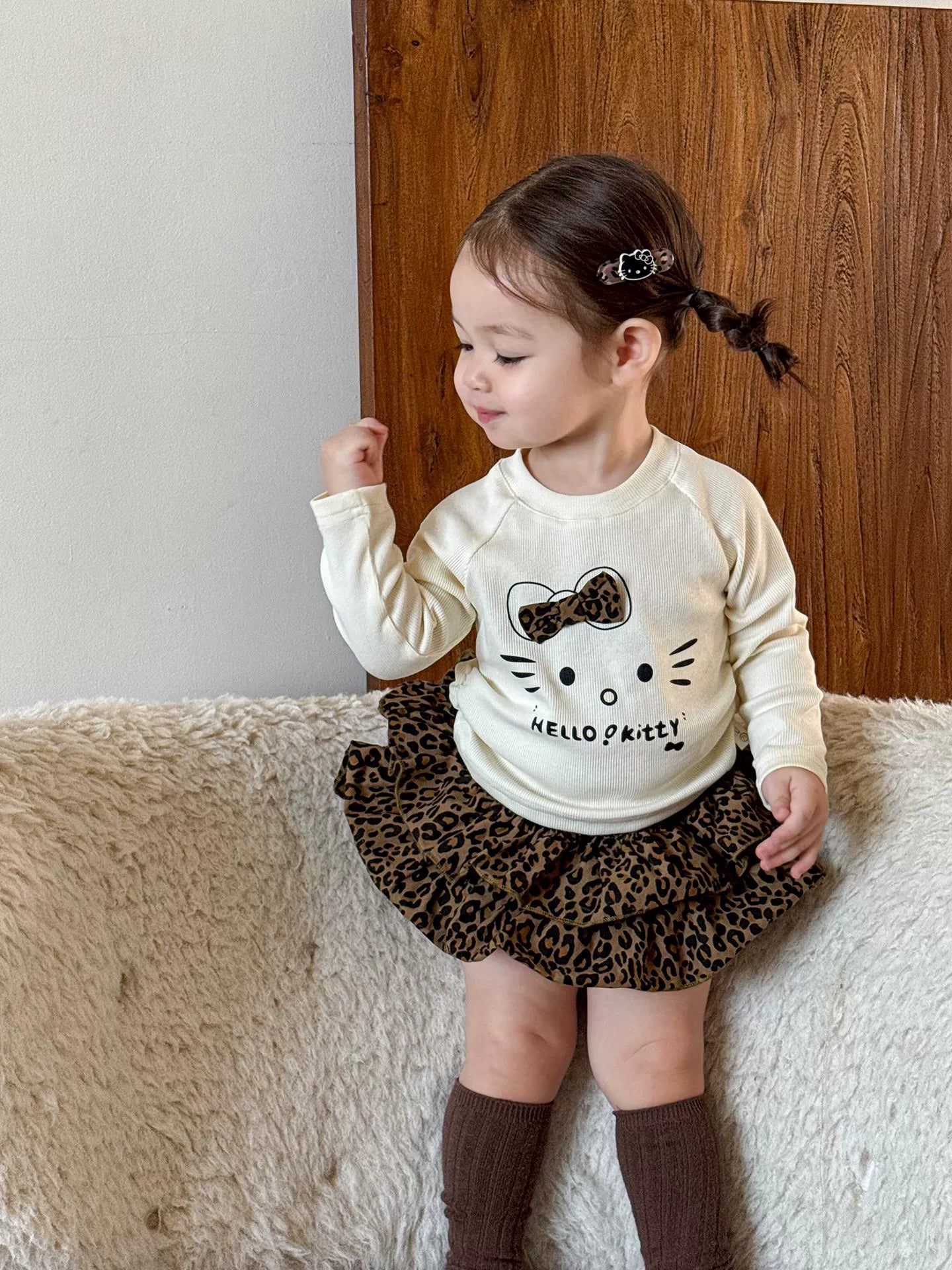 Conjunto Infantil Feminino Oncinha