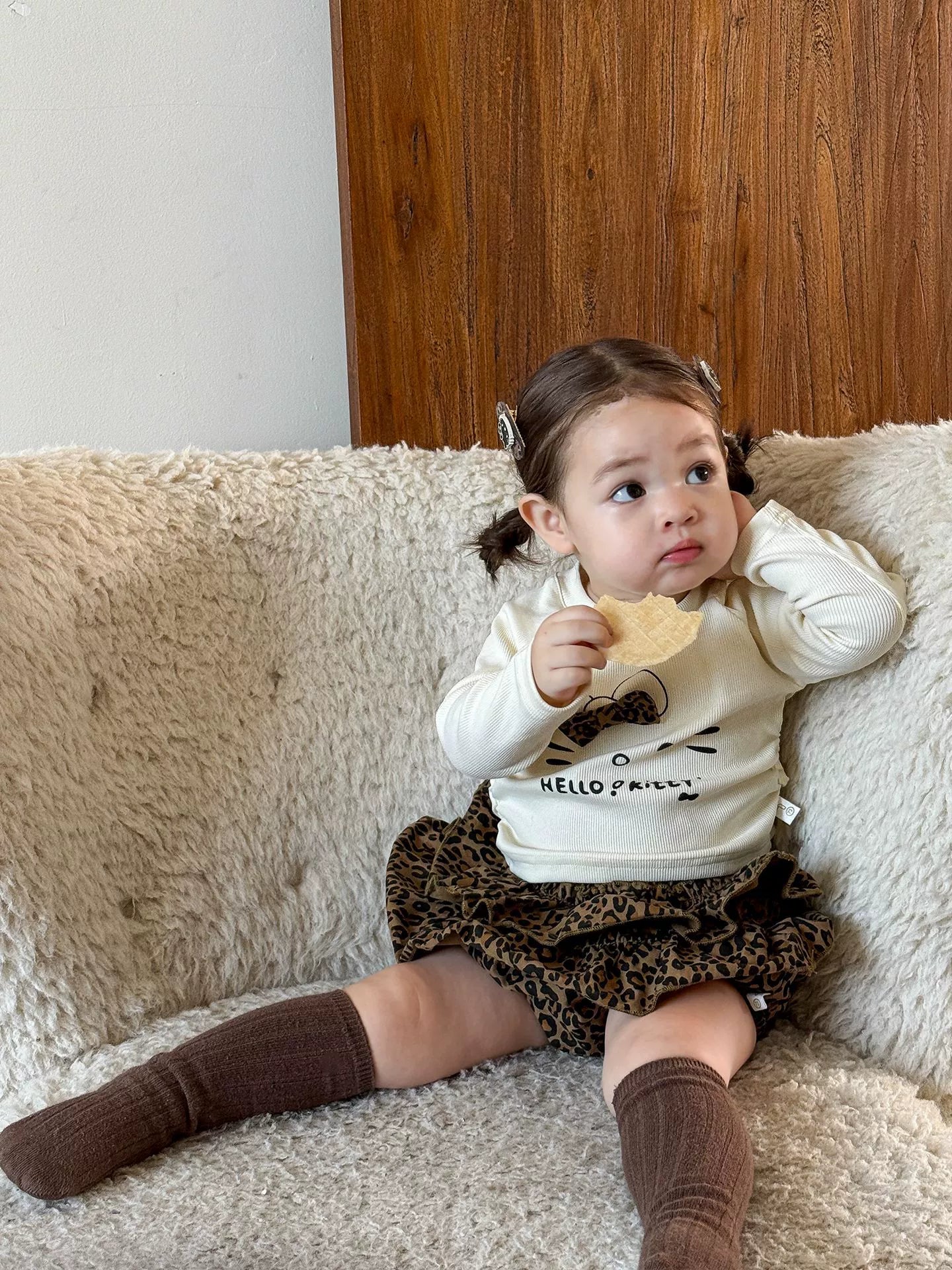 Conjunto Infantil Feminino Oncinha