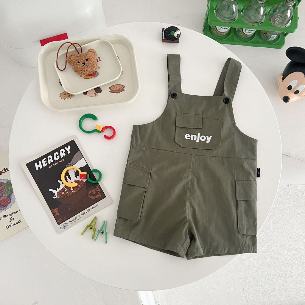 Jardineira Infantil Enjoy Bolsinho