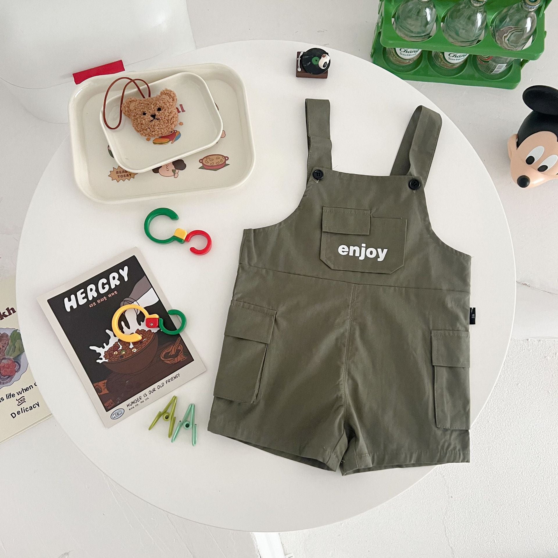 Jardineira Infantil Enjoy Bolsinho