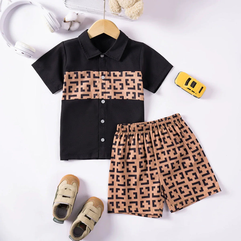 Conjunto Infantil Masculino F Moderno