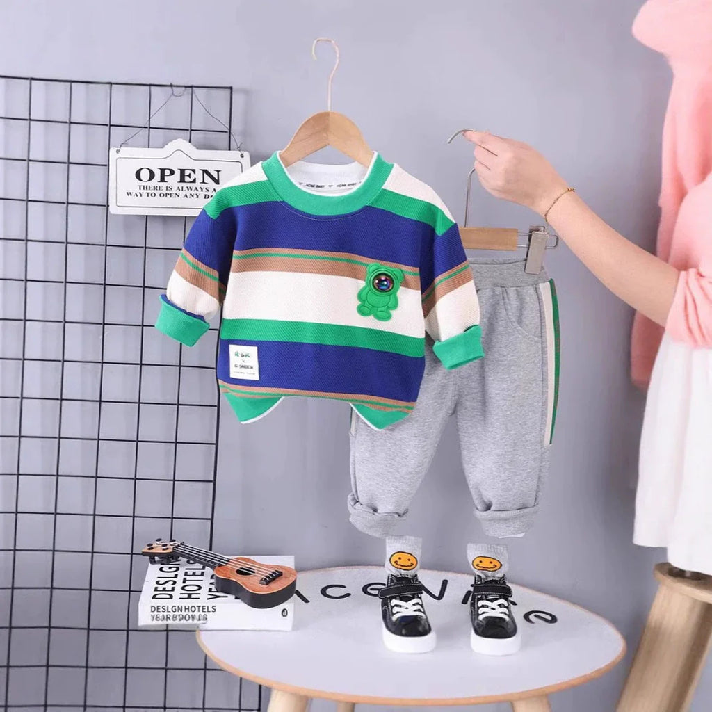 Conjunto Infantil Masculino Lístras Astronauta