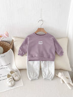 Conjunto Infantil Moletinho Letras