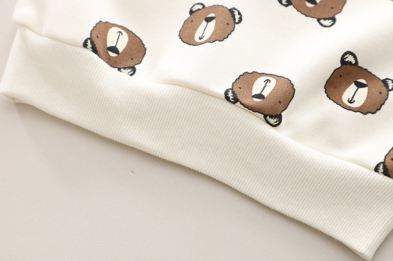 Conjunto Infantil Jardineira + Blusa Ursinhos