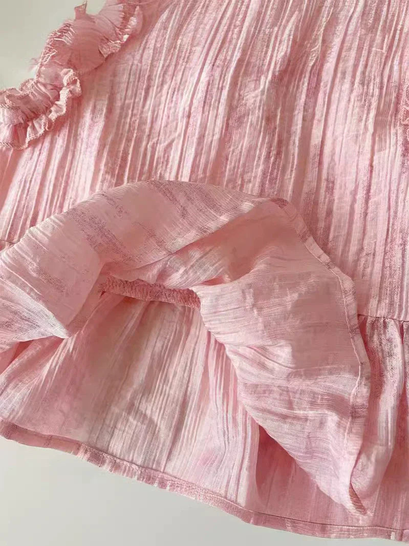 Conjunto Infantil Rosa Babadinhos