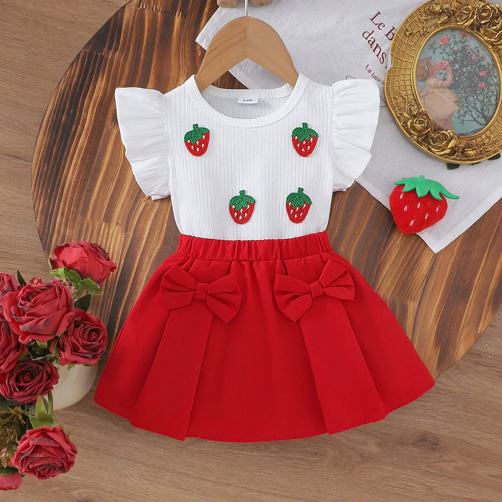 Conjunto Infantil Feminino Moranguinhos