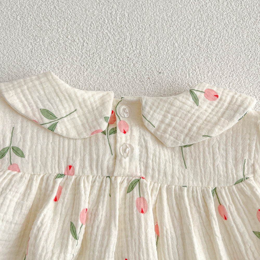 Body/ Conjunto Infantil Feminino Tulipas