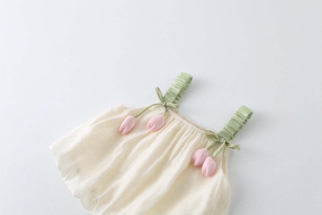 Conjunto Infantil Feminino Boutique Tulipas