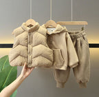 Conjunto Infantil Masculino Super quente 3 Peças