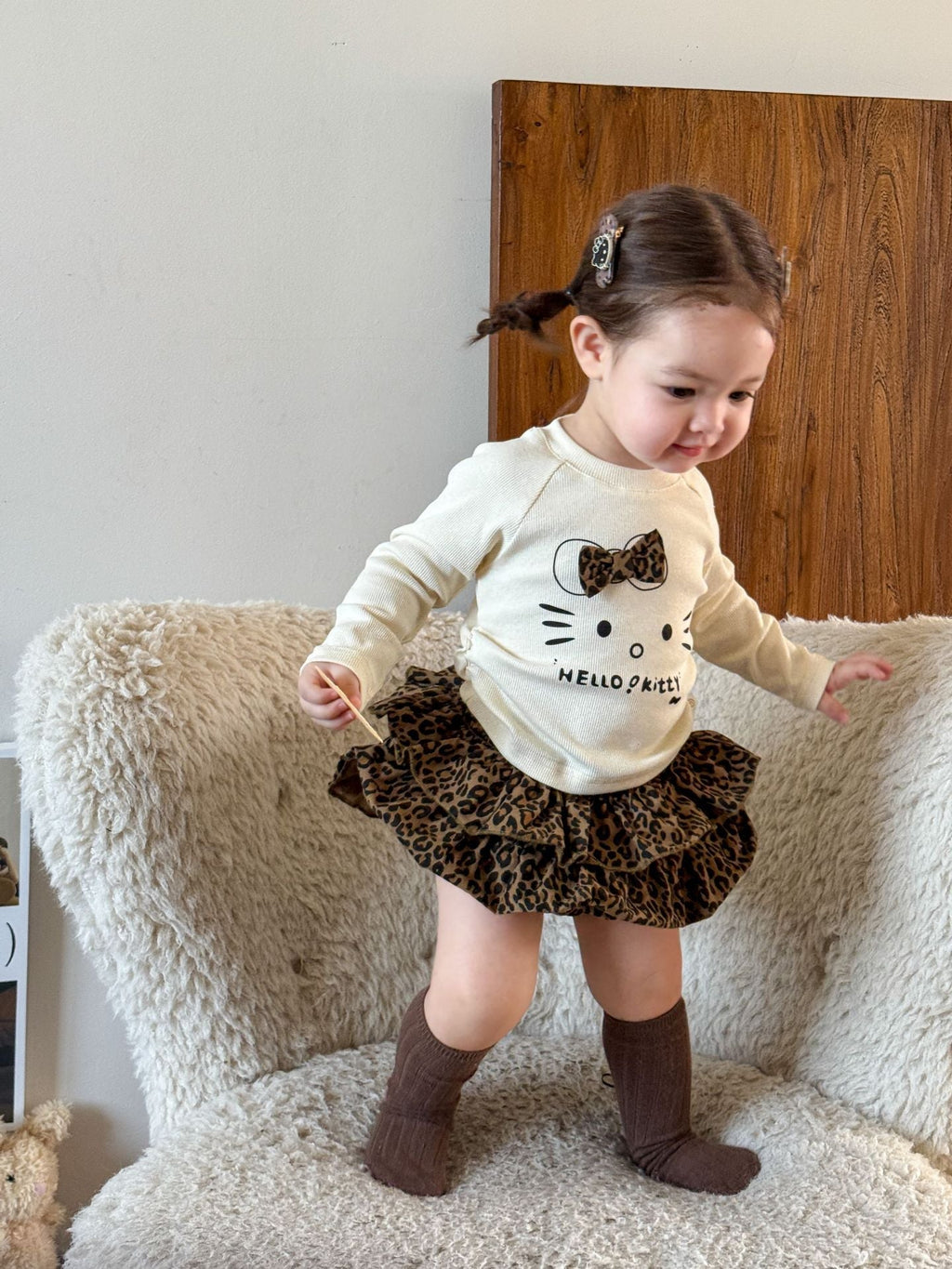 Conjunto Infantil Feminino Oncinha